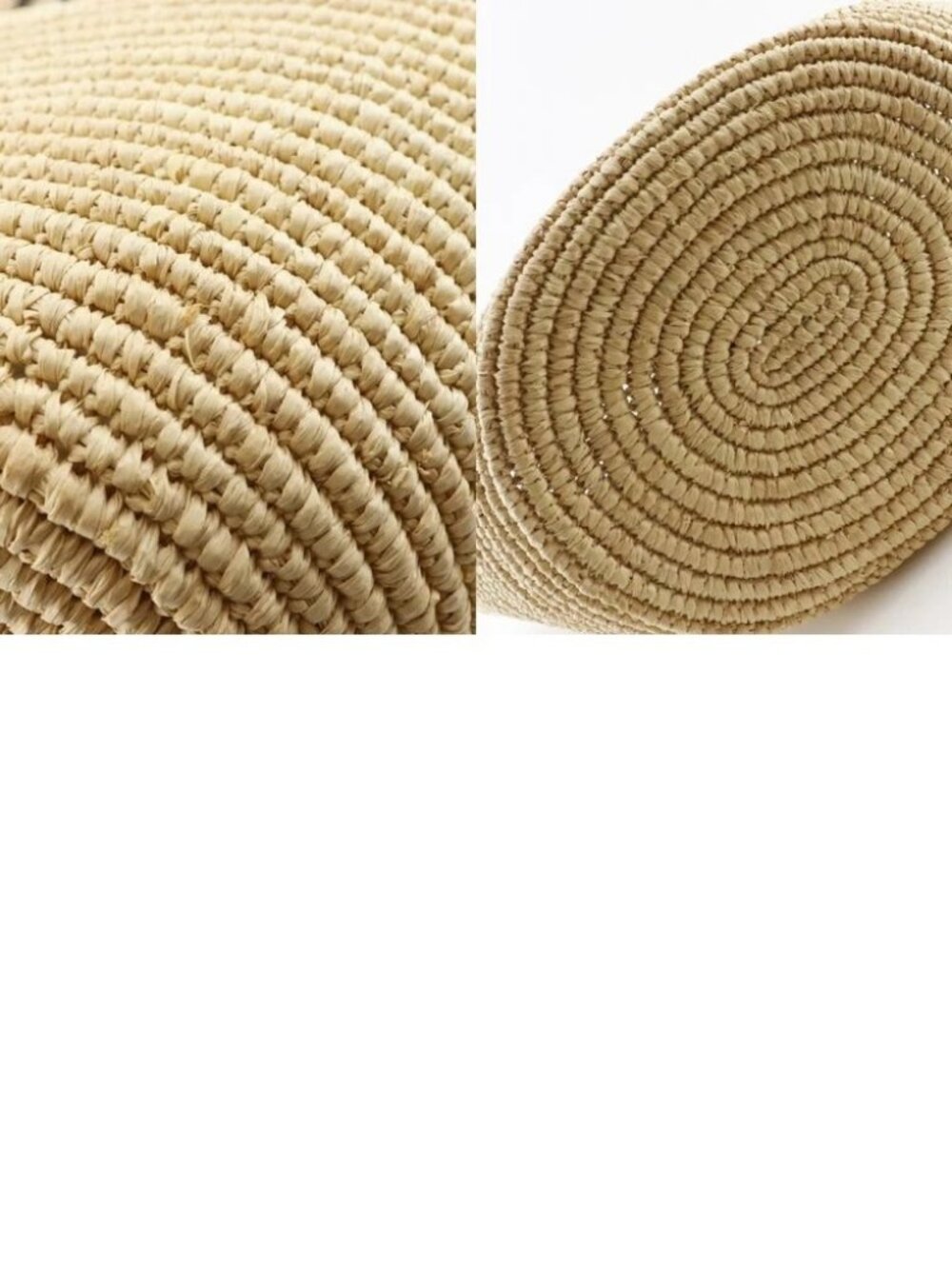 Area Free MAISON N.H PARIS Handbag Maison N.H. Paris Beige / black Raffia/... - Picture 12 of 12